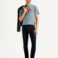 Men's 512 Blue Slim Tapered Fit Mid Rise Jeans - Styleshot View