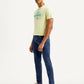 Men's 512 Blue Slim Tapered Fit Mid Rise Jeans - Side View