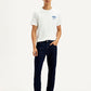 Men's 512 Dark Blue Slim Tapered Fit Mid Rise Jeans - Front View