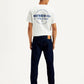 Men's 512 Dark Blue Slim Tapered Fit Mid Rise Jeans - Back View