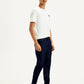 Men's 512 Dark Blue Slim Tapered Fit Mid Rise Jeans - Side View