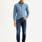Men's 512 Dark Indigo Slim Tapered Fit Mid Rise Jeans - Styleshot View