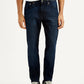 Men's 512 Dark Blue Slim Tapered Fit Mid Rise Jeans - 20Front View