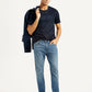 Men's 512 Blue Slim Tapered Fit Mid Rise Selvedge Jeans - Styleshot View