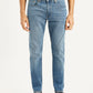 Men's 512 Blue Slim Tapered Fit Mid Rise Selvedge Jeans - Front View