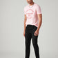Men's 512 Black Slim Tapered Fit Mid Rise Jeans - Front View