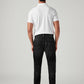 Men's 512 Black Slim Tapered Fit Mid Rise Selvedge Jeans - Back View