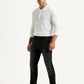 Men's 512 Black Slim Tapered Fit Hyper Stretch Jeans - Side View