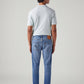 Men's 512 Light Blue Slim Tapered Fit Mid Rise Jeans - Back View