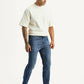Men's 512 Blue Slim Tapered Fit Mid Rise Jeans - Side View