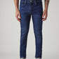 Men's 512 Dark Indigo Slim Tapered Fit Mid Rise Jeans - Front View