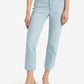 Women's 501 Blue Straight Fit Mid Rise Jeans - Front1 View