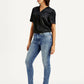 Women's 721 Blue Skinny Fit High Rise Jeans - 36924e5f57e99d2303a5edc03c39bd87 View