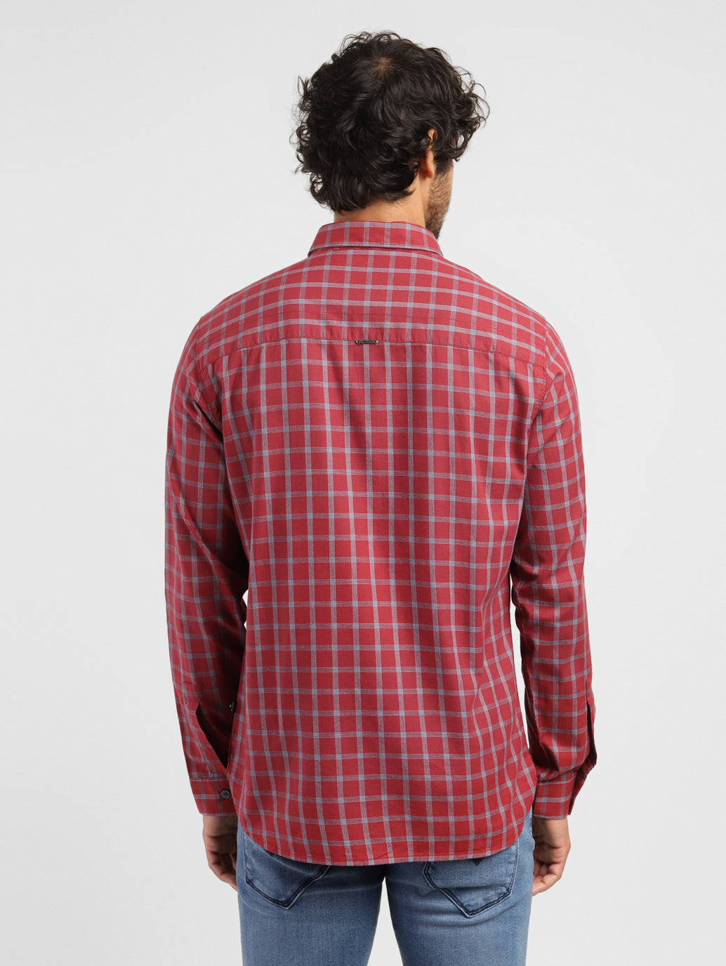 Men's Checkered Slim Fit Shirt - 423d70da-e7a2-4632-a893-617c68af18c9 View