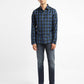 Men's Checkered Slim Fit Shirt - 7f694add-a00f-4131-a644-e6358329505a View