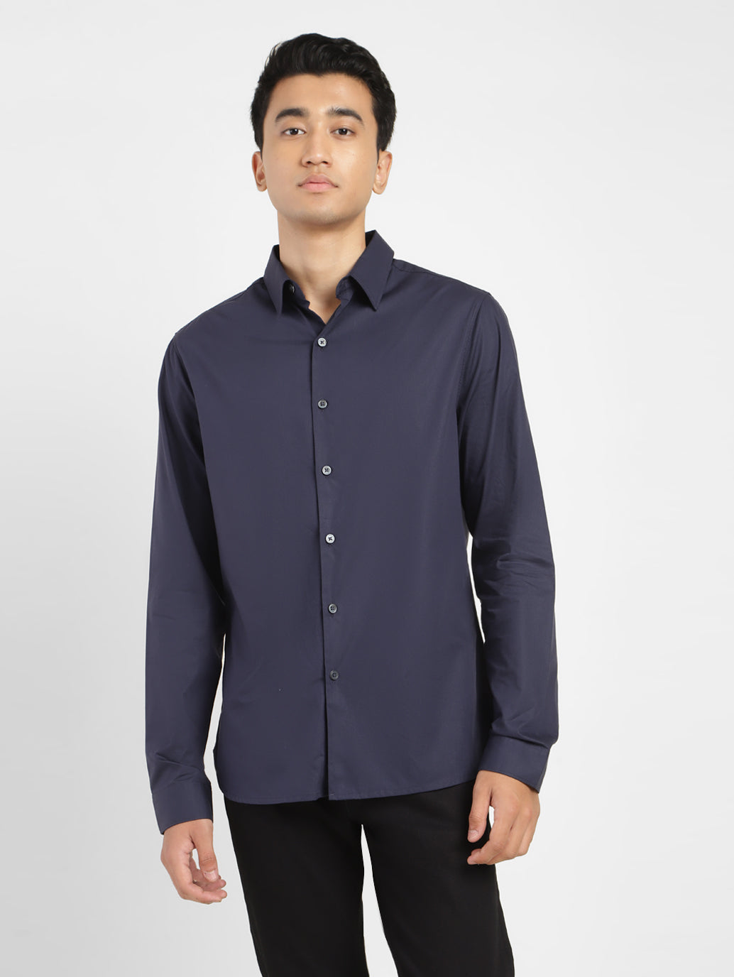 Men's Solid Regular Fit Shirt
