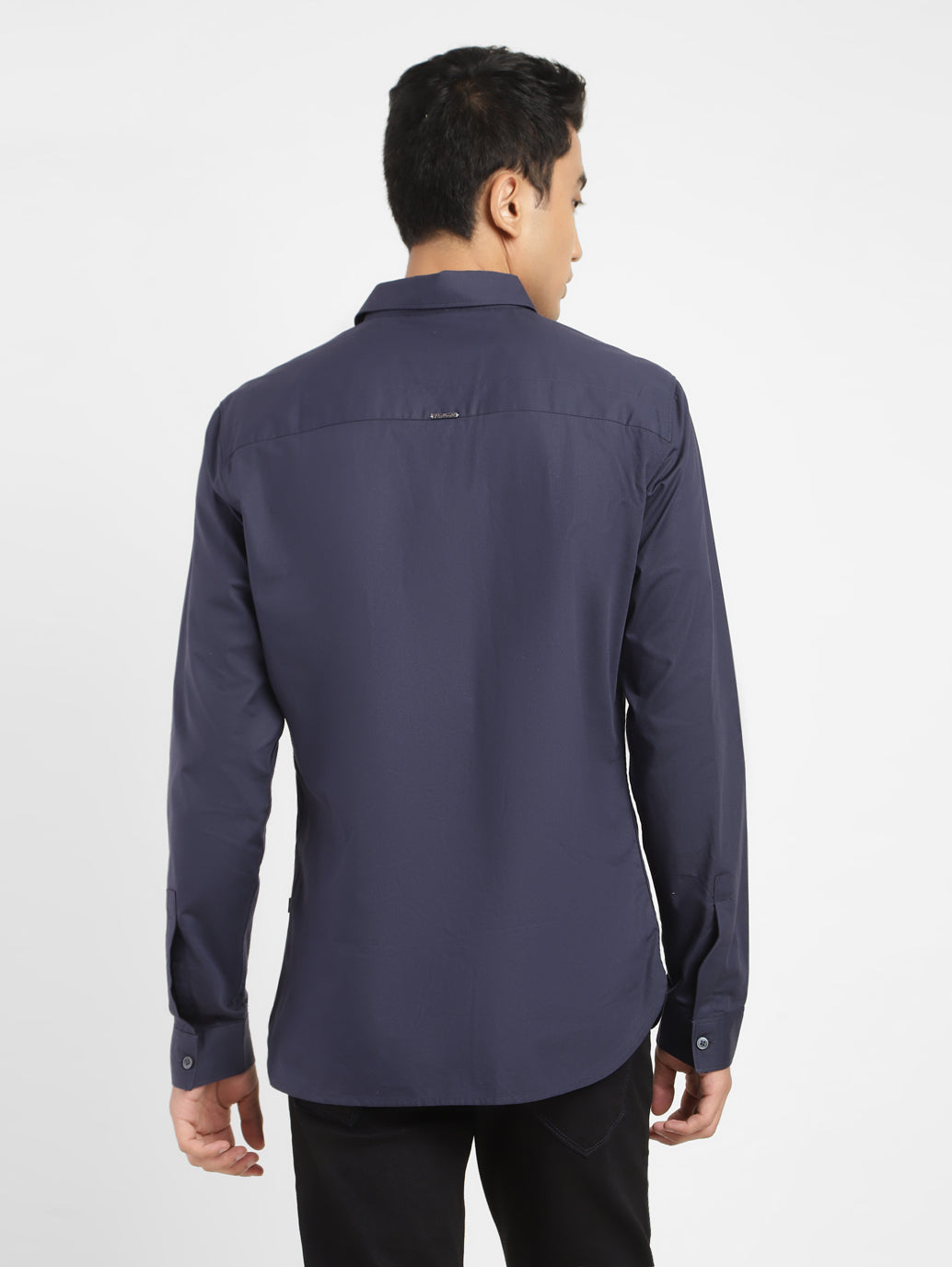 Men's Solid Regular Fit Shirt - 0e485de8-f54d-4cb6-9b2a-dac866663c48 View