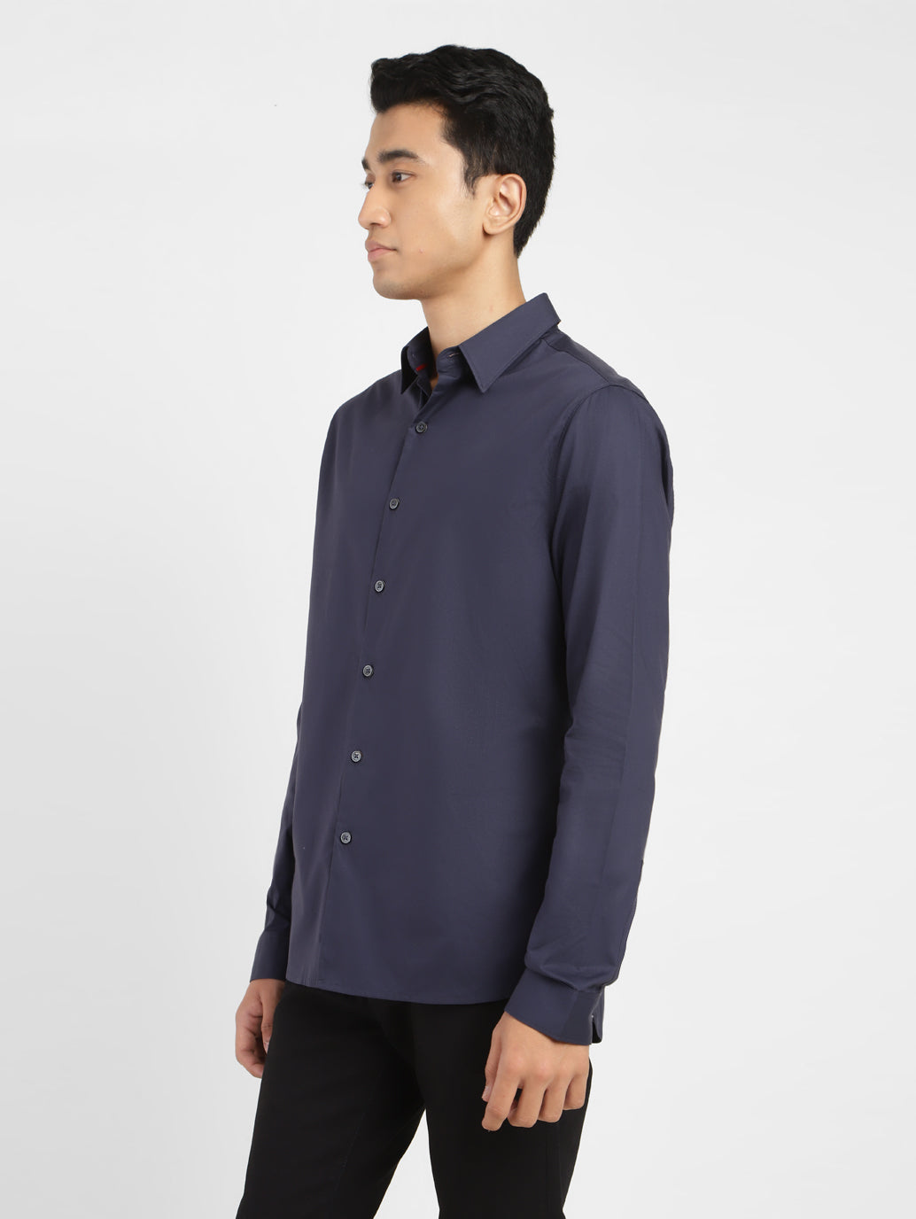 Men's Solid Regular Fit Shirt - 2d729c56-b6af-4992-b78a-663a89defd67 View
