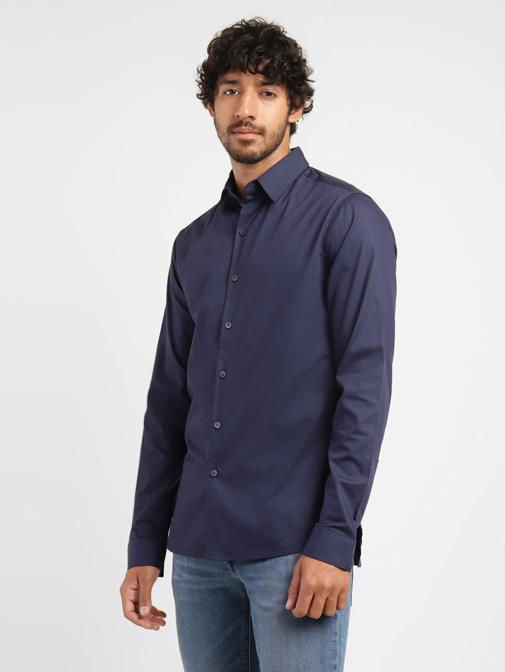 Men's Solid Regular Fit Shirt - 37c28b5d-99ff-4f4c-960f-d4322a9cf811 View