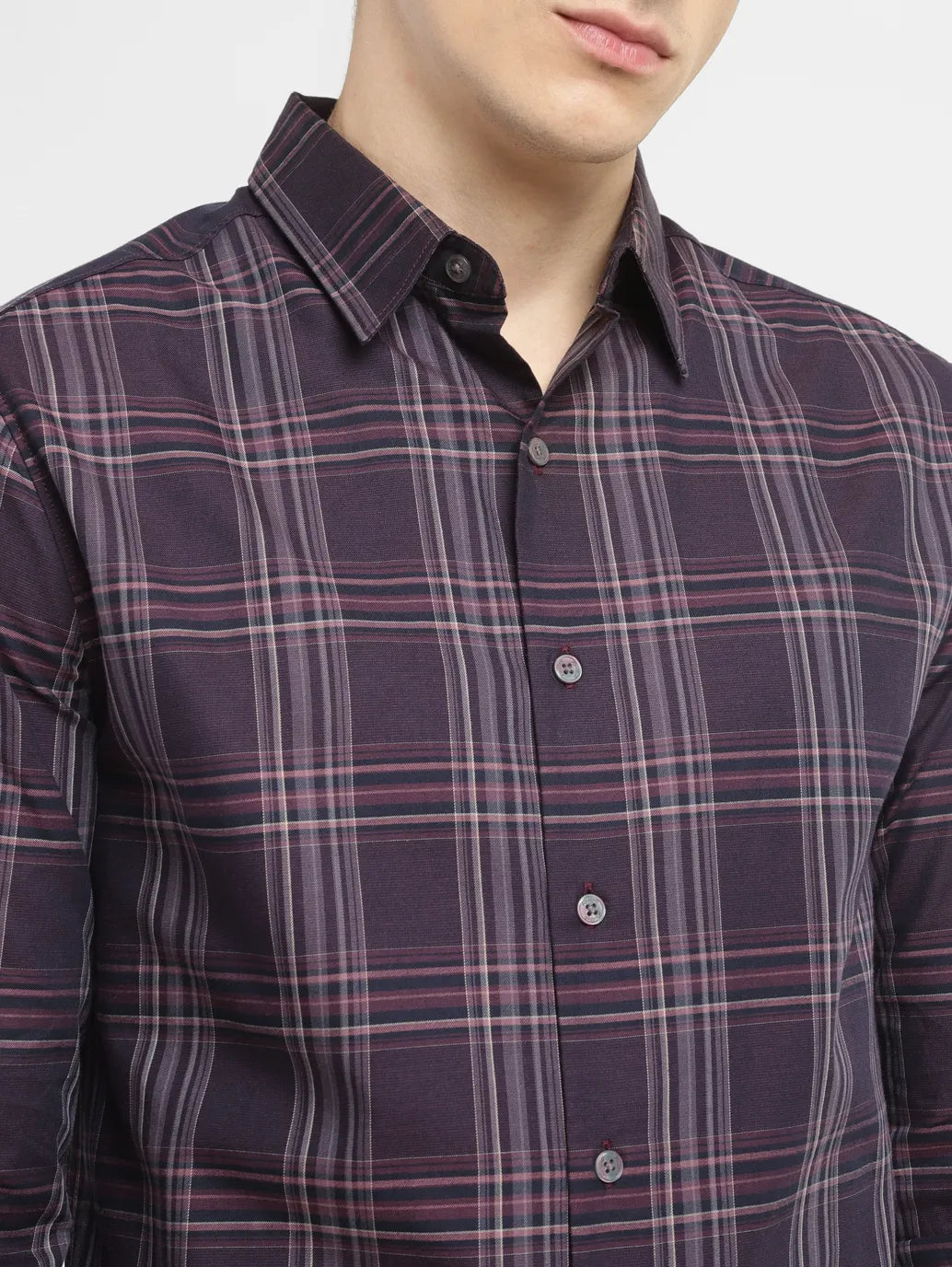 Men's Redloop Checkered Slim Fit Shirt - 819c0181-a03a-4fc2-ab5b-e898350c0e61 View