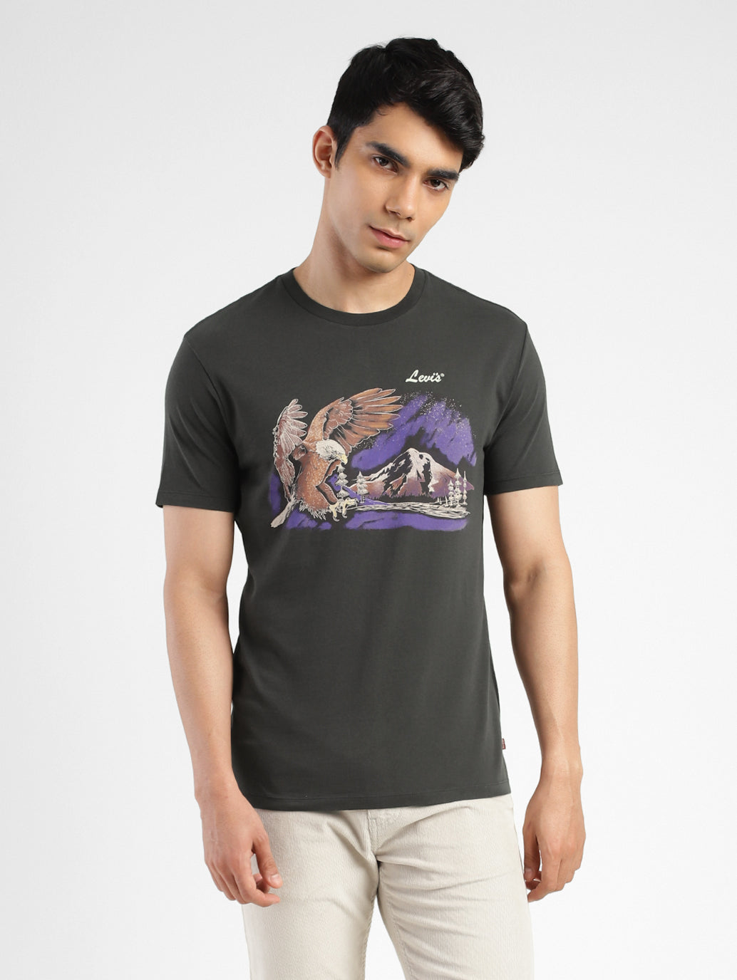 Men's Graphic Crew Neck T-shirt - 0b3c5b31-94c4-446d-9d8b-ead29a82e091 View