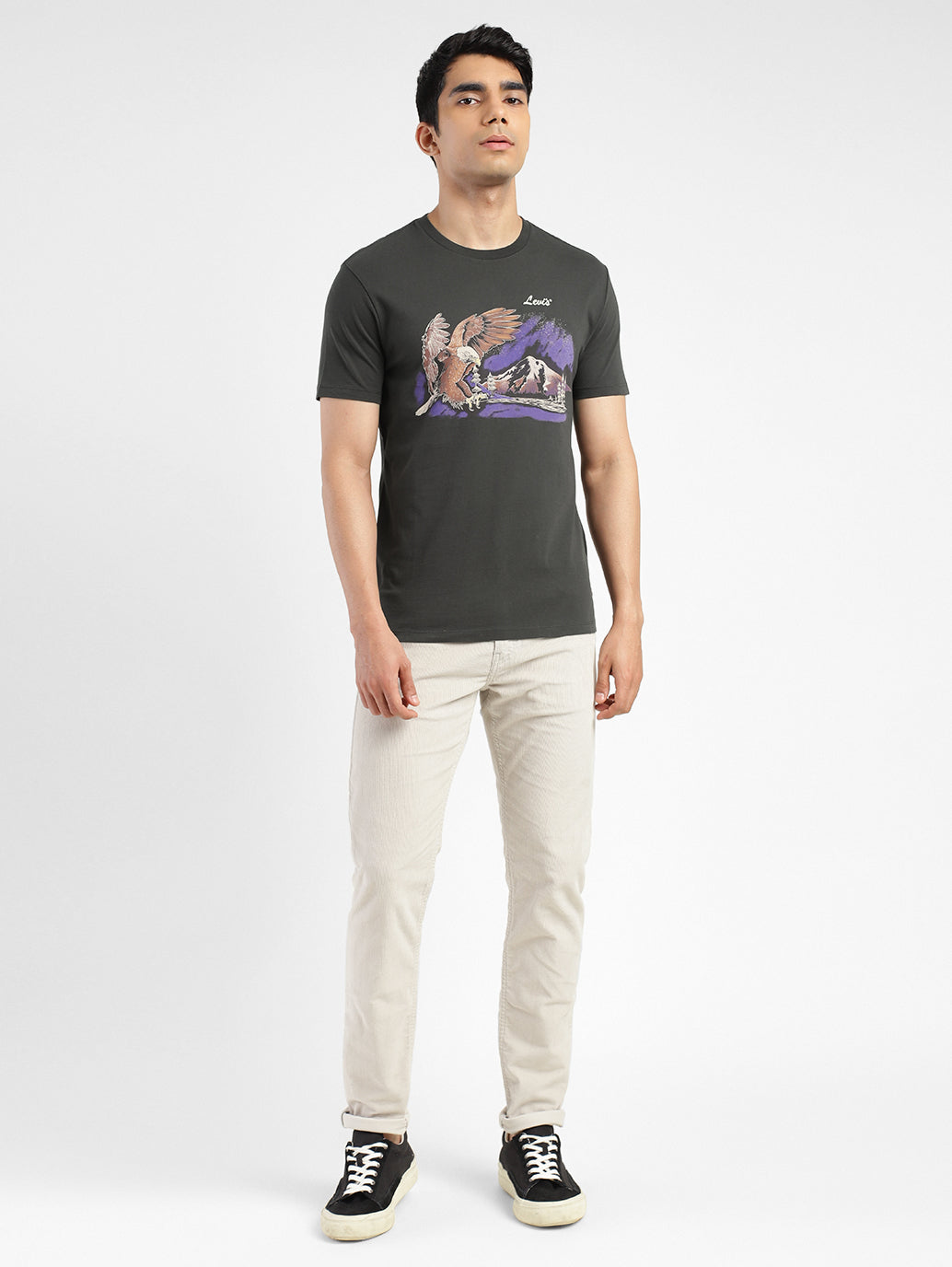 Men's Graphic Crew Neck T-shirt - c4403ca8-21d1-4c10-ad46-9fb7f84db673 View