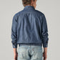 Men's Blue Checkered Relaxed Fit Chambray Shacket - 76920ab7-1bdb-4d9f-b55a-1b239615546e View