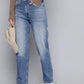 Women's Blue Ribcage Straight Fit High Rise Jeans - 411d8e50-98d7-49b3-a97d-066665cca1701739526833465-Womens-High-Rise-Ribcage-Slim-Straight-Fit-Blue-Jeans-439173-1 View