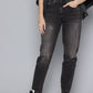 Women's 80s Mom Black Loose Fit Mid Rise Jeans - 42d2883f-557a-438b-9df0-59bd4f52aa371741153618859-Womens-Mid-Rise-Relaxed-Tapered-Fit-Black-Jeans-131741153618-1 View