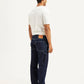Men's 555 Navy Blue Loose Fit Mid Rise Jeans - 4442516c8abc17b9e7e40de884d2b830 View