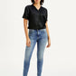 Women's 721 Blue Skinny Fit High Rise Jeans - 47c63baa8fd2feb35853639e00fa5ba8 View