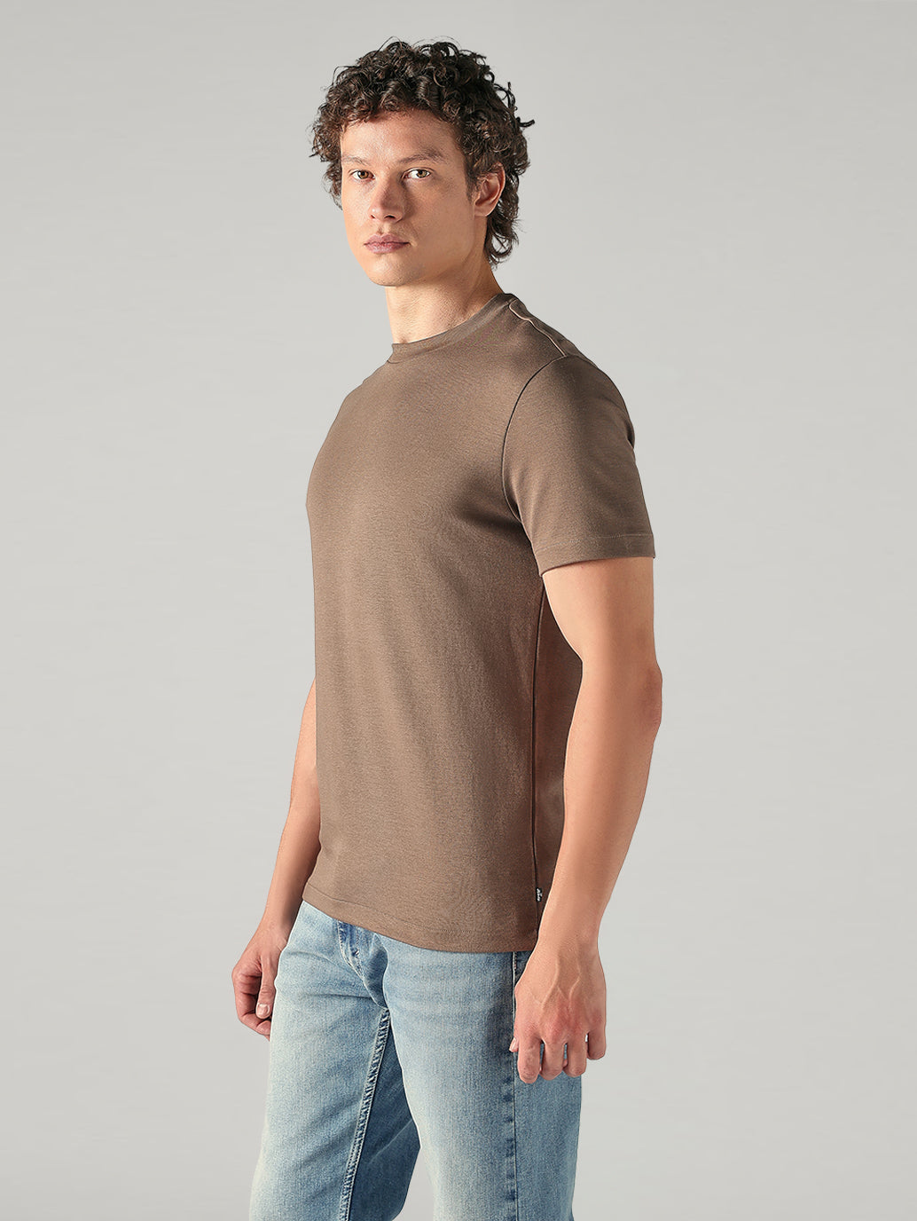 Men's Redloop Solid Slim Fit Interlock T-Shirt - 32333084-0a4d-44a6-b143-00444eb5e319 View