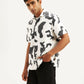 Men's Resort Collar Abstract Relaxed Fit Shirt - 4b4491ace5c9ec0801da7314991bf63b View