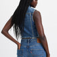 Women's 501 Blue Straight Fit High Rise Jeans - 4d8448a8506c9335e5708c352b9e1819 View