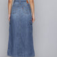 Women's Mid Rise Blue Solid Skirt - 51053976-5b32-4445-99d9-52e1c5f9b0751731414016725-Levis-Women-Skirts-1641731414016216-3 View