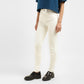 Women's White Mile High Wide Leg Fit High Rise Jeans - Side View
