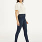 Women's Blue Mile High Skinny Fit High Rise Jeans - Side View