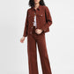 Women's Solid Spread Collar Denim Jacket - 853e42eb-782f-4bda-b548-483913210001 View