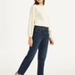 Women's Dark Blue Wedgie Straight Fit Mid Rise Jeans - 54efde24e73126ec823adf432a15e87b View