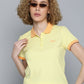 Women's Solid Polo T-shirt - 550622b4e1560b749ac9ae577e0cb120 View