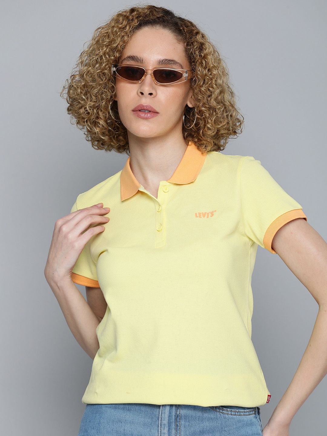 Women's Solid Polo T-shirt - 550622b4e1560b749ac9ae577e0cb120 View