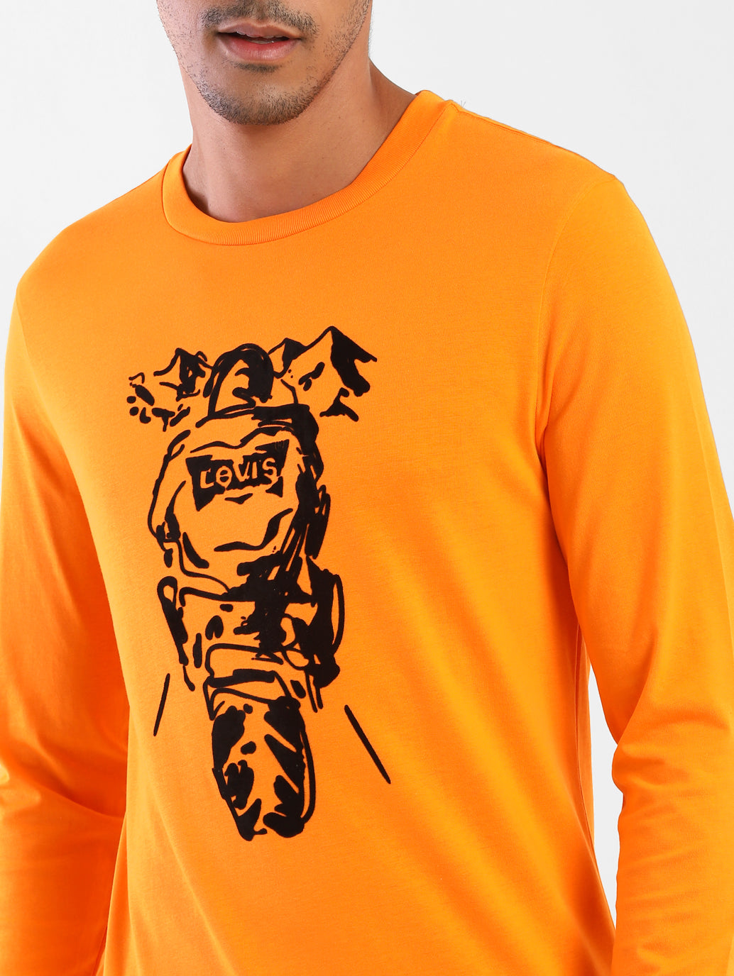Men's Motorcycle Collection Full-Sleeve Graphic T-shirt - e7549dd8-d93d-4174-8f42-33745094756d View