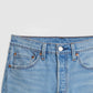 Women's 501 Blue Straight Fit High Rise Jeans - 589df826b18f2b9aa094d80320cc55fe View