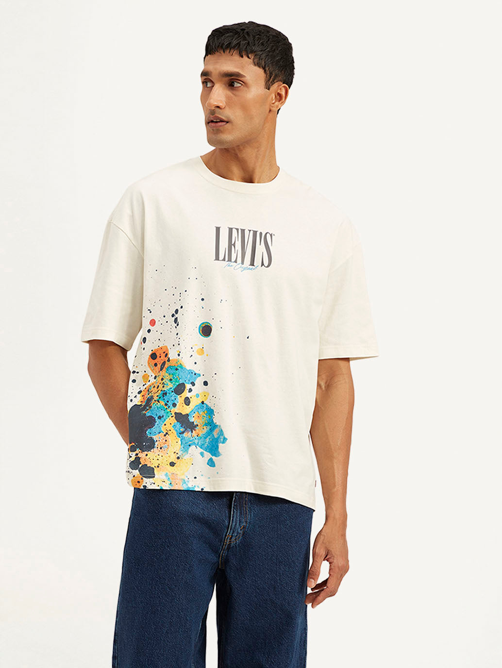Men's Graphic Print Loose Fit T-shirt - 58b58de79ce1d2f463a45f33a21fae1d View