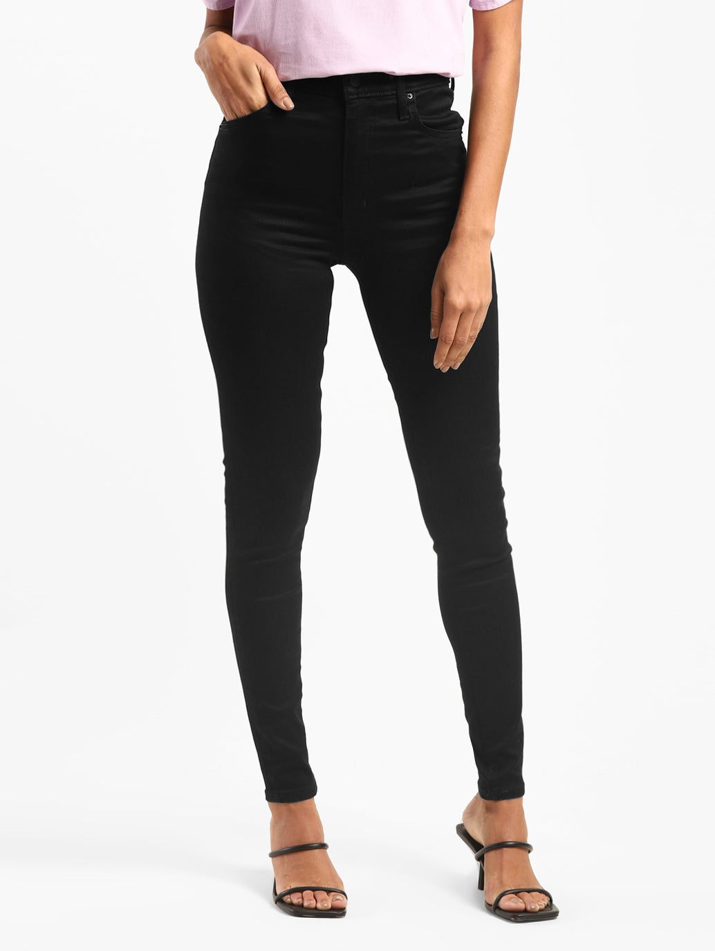 Women's Black Mile High Wide Leg Fit High Rise Jeans - f59dd6c5-fff8-4925-88b5-f64573bd0d55 View