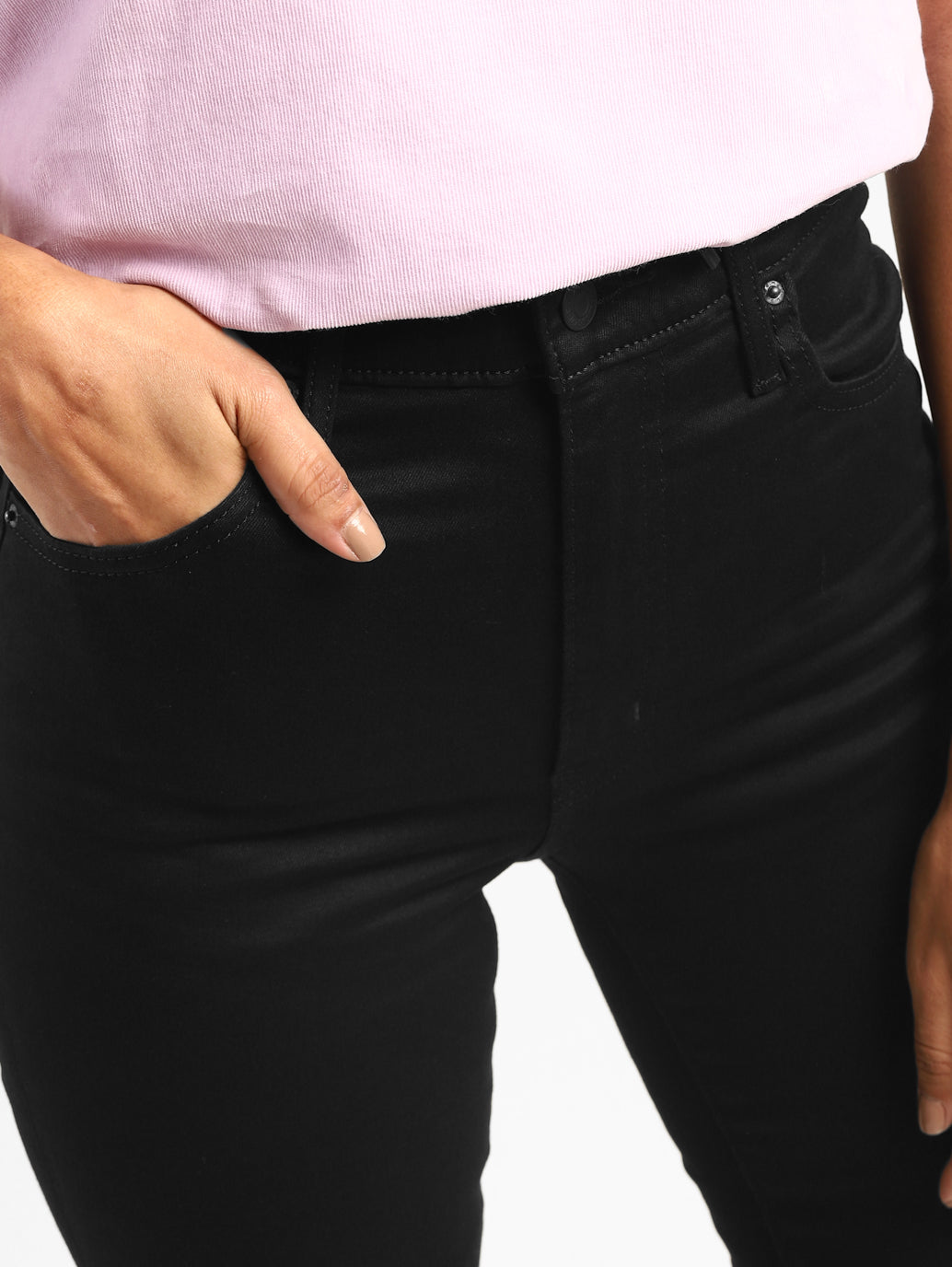 Women's Black Mile High Wide Leg Fit High Rise Jeans - eaefc880-2a6d-47a5-80da-c8b6270d90c0 View