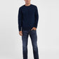 Men's Striped Crew Neck Sweatshirt - 4134c80b-146a-49d2-a8ce-5a941500ff7c View