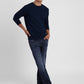 Men's Striped Crew Neck Sweatshirt - 67ca07f8-a082-4b2a-b88e-45dcb296811a View