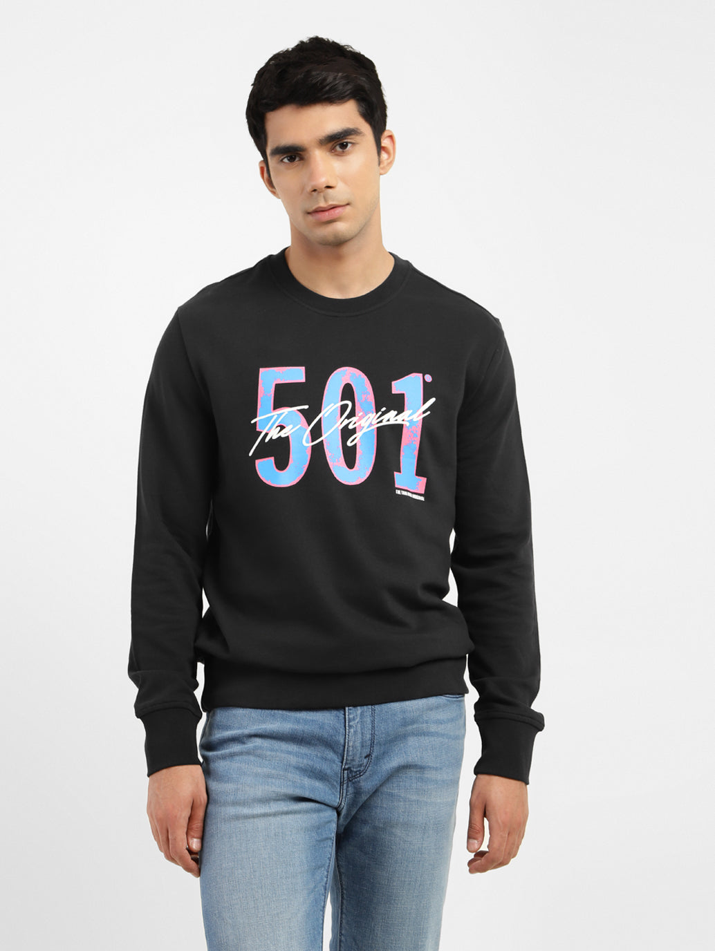 Men's Printed Crew Neck Sweatshirt - 17255551-99b2-4fd9-848a-74738c7e5cf8 View