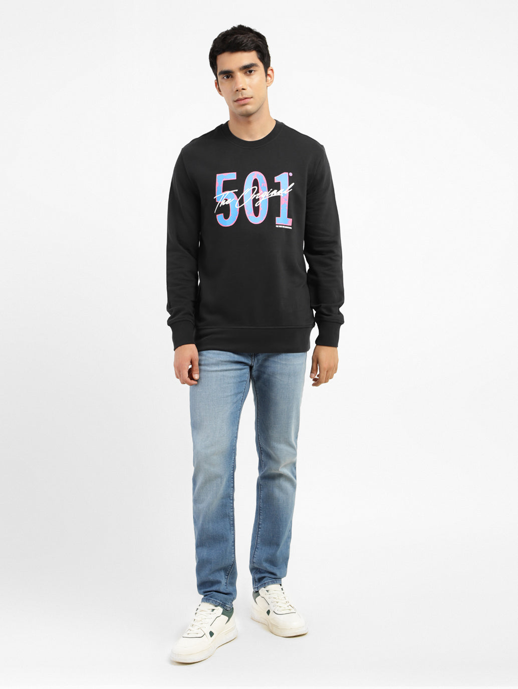Men's Printed Crew Neck Sweatshirt - 0a5733ae-4a86-4ca7-a2ae-c787d41c289a View